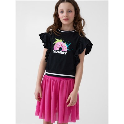 Джемпер трикотажный для девочек (футболка)