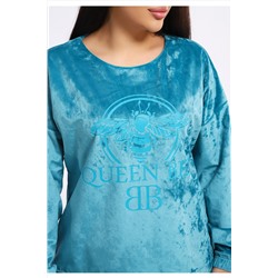 Костюм с брюками велюровый 635П НАТАЛИ, 1225348