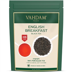Vahdam Teas, черный чай, для английского завтрака, 454 г (16 унций)
