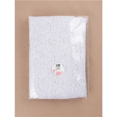 Кружево вязаное, 55 мм, 15±1 м, белое