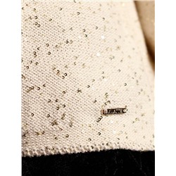 Джемпер из хлопковой пряжи с пайетками