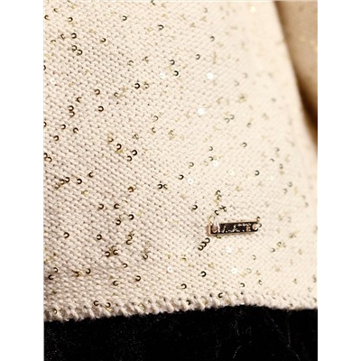 Джемпер из хлопковой пряжи с пайетками