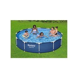 УЦЕНКА Бассейн каркасный Steel Pro, 366×76 см, круглый, 56706 Bestway