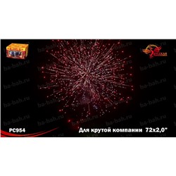 Фейерверк РС9670 Для крутой компании (2" х 72)