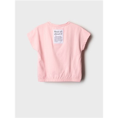 Фуфайка трикотажная для девочек (футболка)