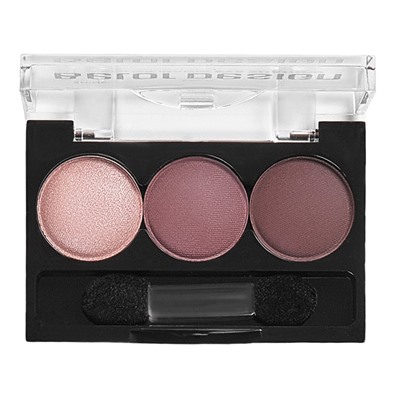 Тени для век 3-х цветные COLOR MANIA тон 37 первая сирень