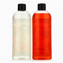 Новогодний подарочный набор косметики «Для взрослых девочек», гель для душа и шампунь для волос, 2×370 мл, 18+, Чистое счастье