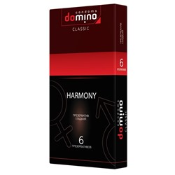 Гладкие презервативы DOMINO Classic Harmony - 6 шт.