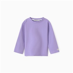 Футболка детская с длинным рукавом KAFTAN, размер 30 (98-104 см), сиреневая