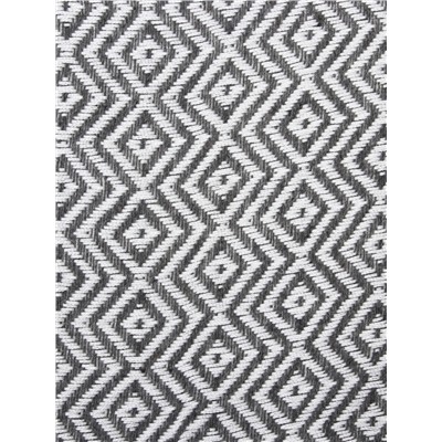 Плед с кисточками «Этель» East, 100×180 см, светло-серый