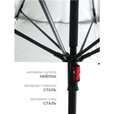 УЦЕНКА Зонт пляжный maclay, c УФ-защитой, d=240 см, h=220 см