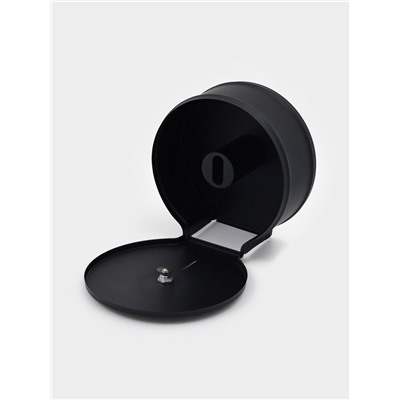 Диспенсер для туалетной бумаги Stölz, втулка 6 см, нержавеющая сталь, чёрный