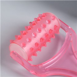 Массажёр - роллер, с шипами, 19×9×3.5 см, универсальный, МИКС