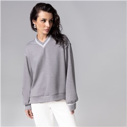 Свитшот со швами наружу, Успех в руках (серый)