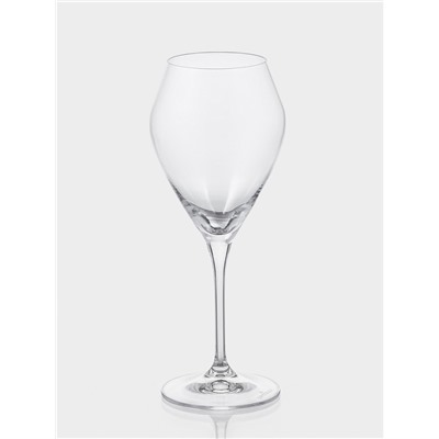 Бокалы для вина «Брависсимо», 420 мл, набор 6 шт., стекло, прозрачные