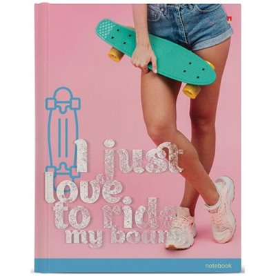Тетрадь со сменным блоком 100л без линовки на 4 кольца "PENNY BOARD" 7-80-081/42 Bruno Visconti