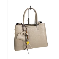 Женская сумка из искусственной кожи, цвет бежевый