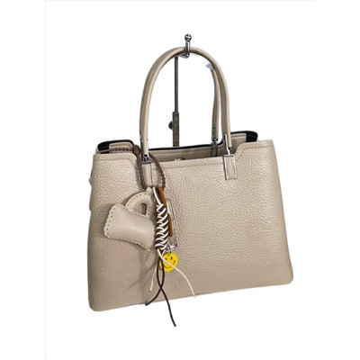 Женская сумка из искусственной кожи, цвет бежевый