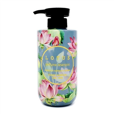 Jigott Парфюмированный шампунь с экстрактом лотоса / Lotus Perfume Shampoo, 500 мл