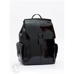 Рюкзак женский кожаный 18337-8 black Polina&Eiterou  в Новосибирске