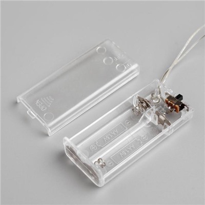 Светодиодная фигура «Ёлочка» 7×21×7 см, акрил, 20 LED, батарейки ААх2 (не в комплекте), свечение белое