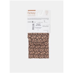 Полиамидные CONTE FANTASY Плотные носки с вывязанным рисунком «сердечки»