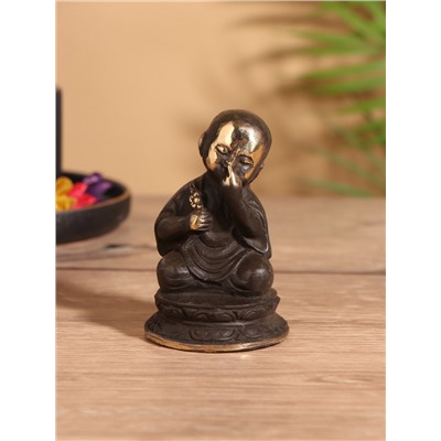 Сувенир «Монах», 6×6×9 см, бронза