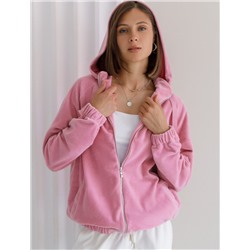 Худи из бархатистого велюра