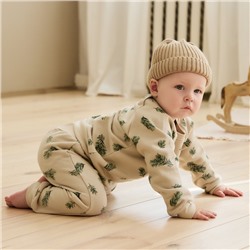 Костюм детский (свитшот и брюки) «Крошка Я. Еловые веточки», рост 62-68 см