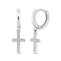 Серьги, куб.циркон., BL-7