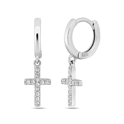 Серьги, куб.циркон., BL-7