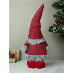 Новогоднее украшение Гном 40 см / SH043 /уп 60/красный