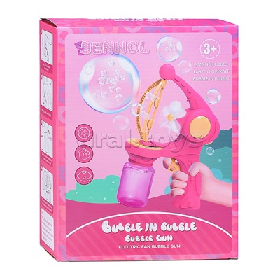 Пистолет для мыльных пузырей "Bubbles in a bubble" в коробке