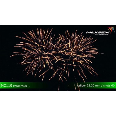 Фейерверк МС119 Happy Year (1", 1,2" х 60)
