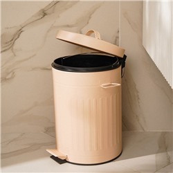 Ведро для мусора SL Home, 5 л, 28×21×31 см, бежевое