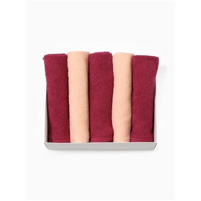 Набор махровых полотенец «Этель» Merry christmas, 30×30 см - 5 шт., 100% хлопок, 340 г/м²