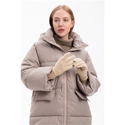 Перчатки белые из 100% кашемира