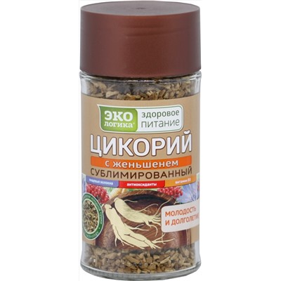 Экологика. Цикорий с женьшенем 85 гр. стекл.банка