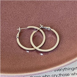 Серьги-кольца с замком кольцо арт. 13 4136 (id 280939)