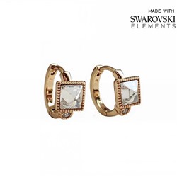 Серьги с кристаллами Swarovski