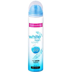 Дезодорант-спрей женский Concertino White Fresh&amp;Pure Парфюмированный, 75мл