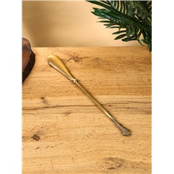 Ложка для обуви «Блеск», 35 см, латунь