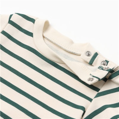 Футболка детская «Крошка Я» Oranges рост 62-68 см, молочная