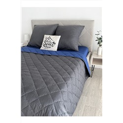 КПБ с одеялом New Style КМ-002 графит-синий НАТАЛИ, 885003