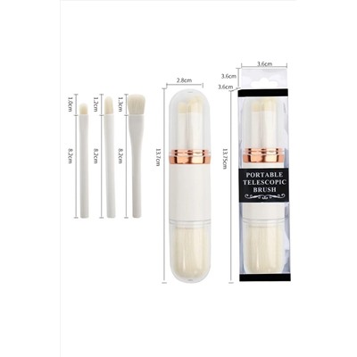 Nail Art Кисть для макияжа 4 в 1, в ассортименте KRISTALLER, 1110884