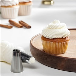 Насадка кондитерская «Французская звезда», d=3.4 см, выход 1.7 см, нержавеющая сталь