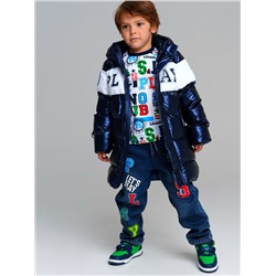 Пальто текстильное с полиуретановым покрытием для мальчиков