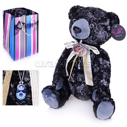 Медведь БернАрт-серебряный (металлик) (В1)