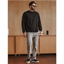 Джемпер из тонкого премиального футера с эластаном