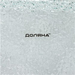 Блюдо сервировочное Доляна «Акцент», 25.5×12.5 см, стекло, прозрачное
